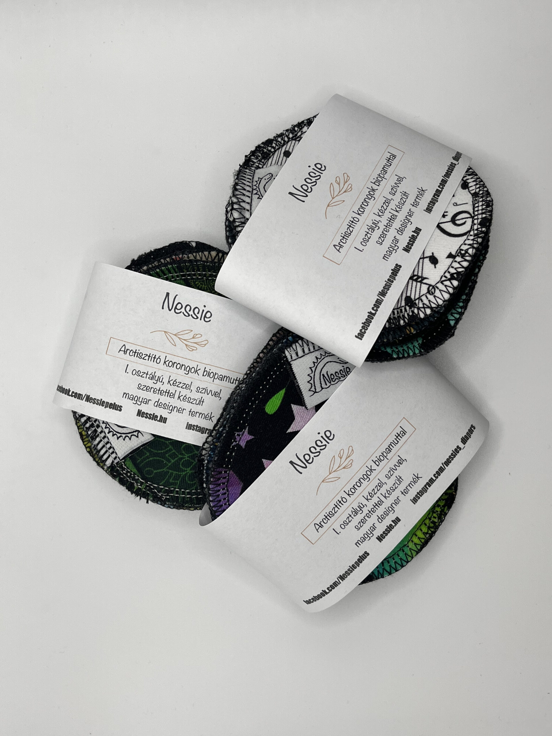 Mosható arctisztító korongok