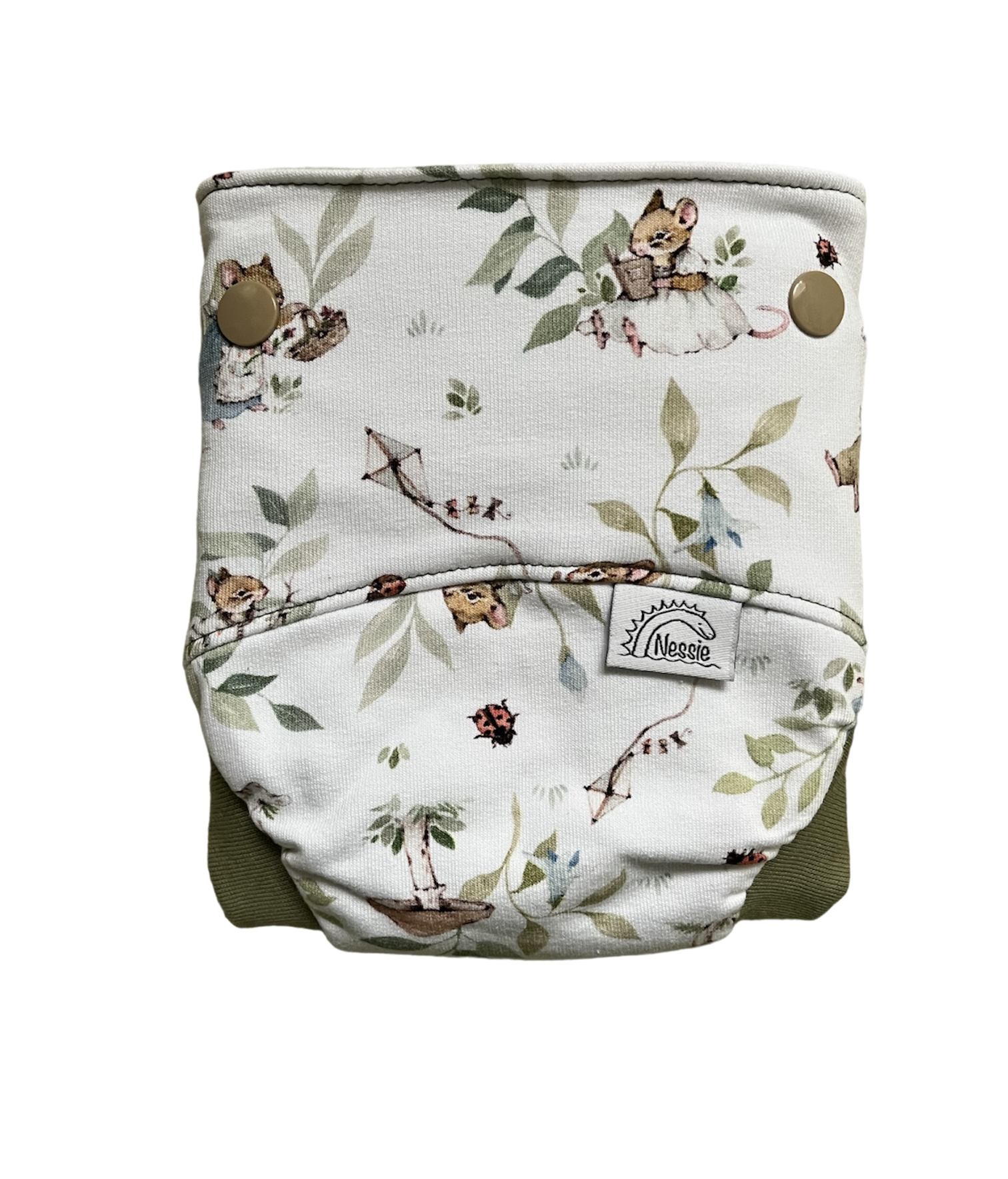 Csónakos mosható pelenka S - Field mice