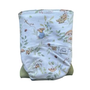 Csónakos mosható pelenka L - Field mice