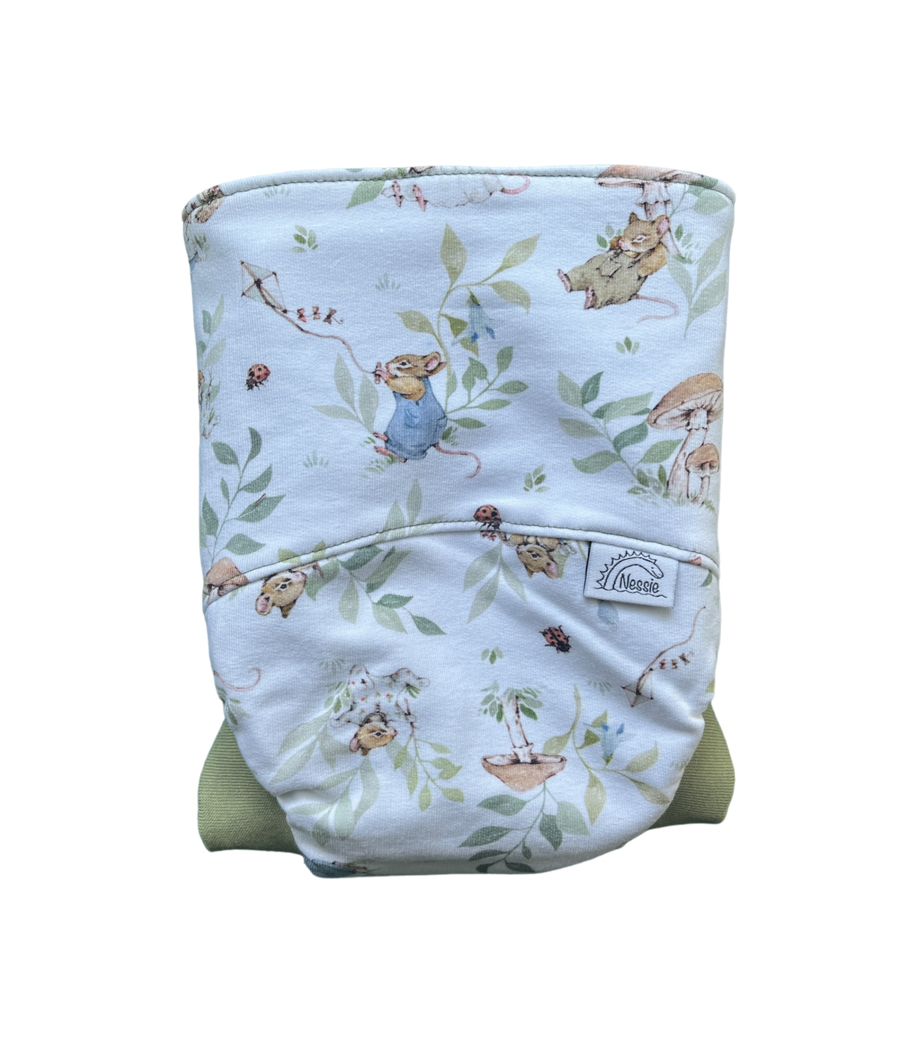 Csónakos mosható pelenka L - Field mice