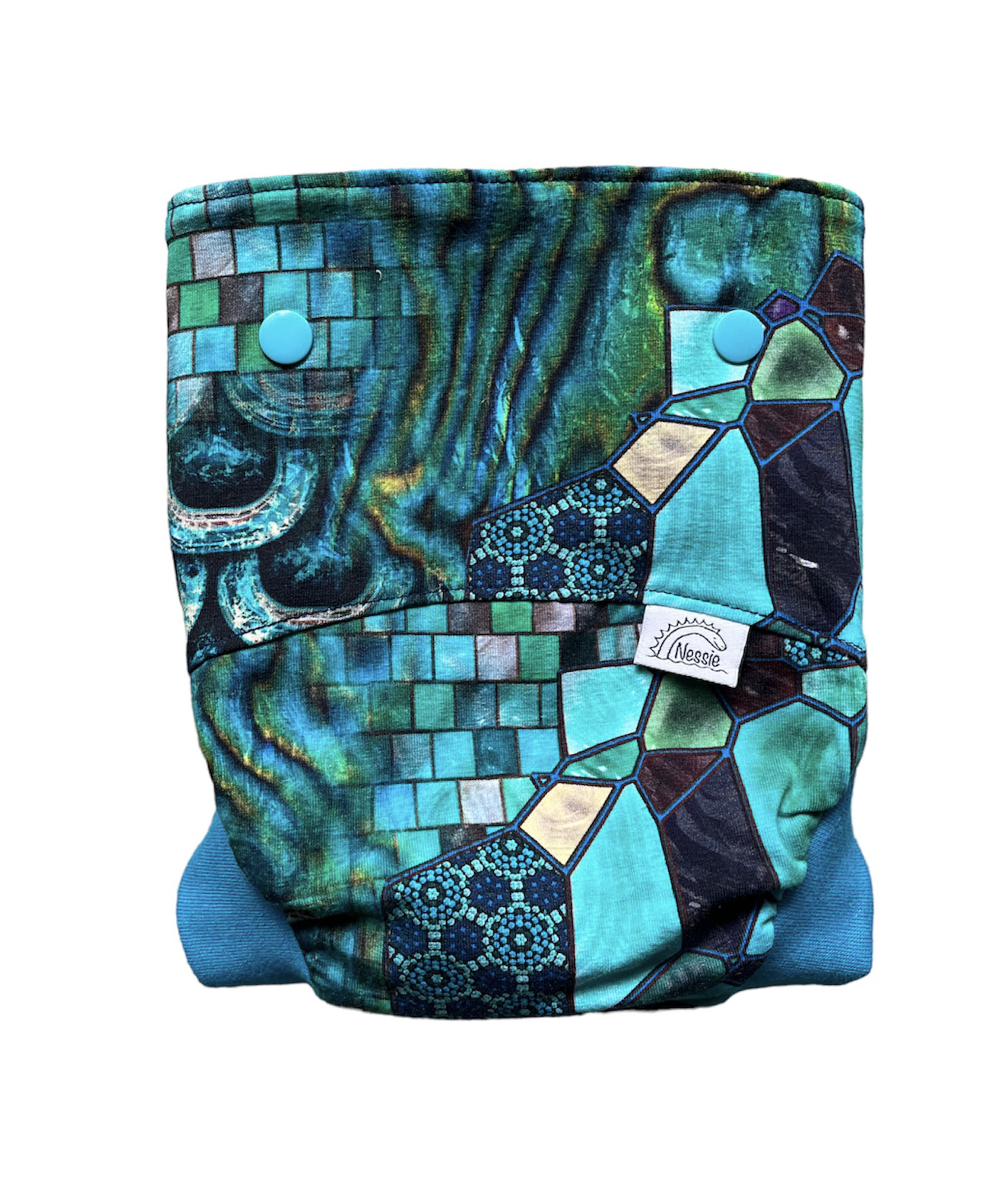 Csónakos mosható pelenka L - Stained glass