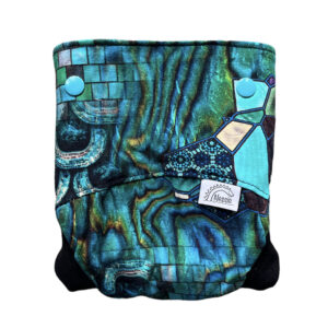 Csónakos mosható pelenka M - Stained glass