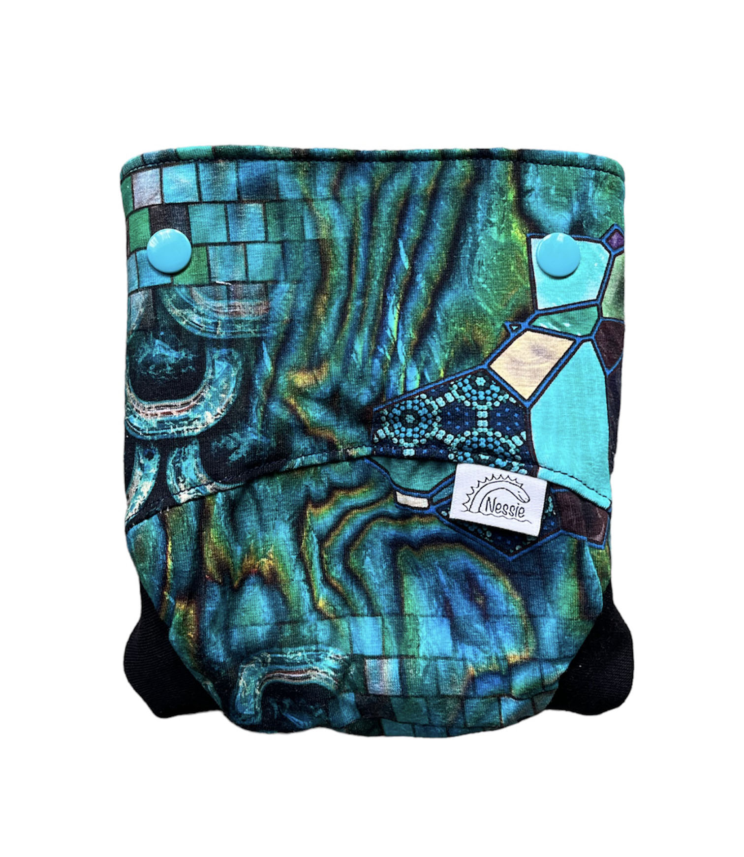 Csónakos mosható pelenka M - Stained glass