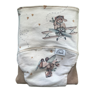 Csónakos mosható pelenka M+ - Airplanes