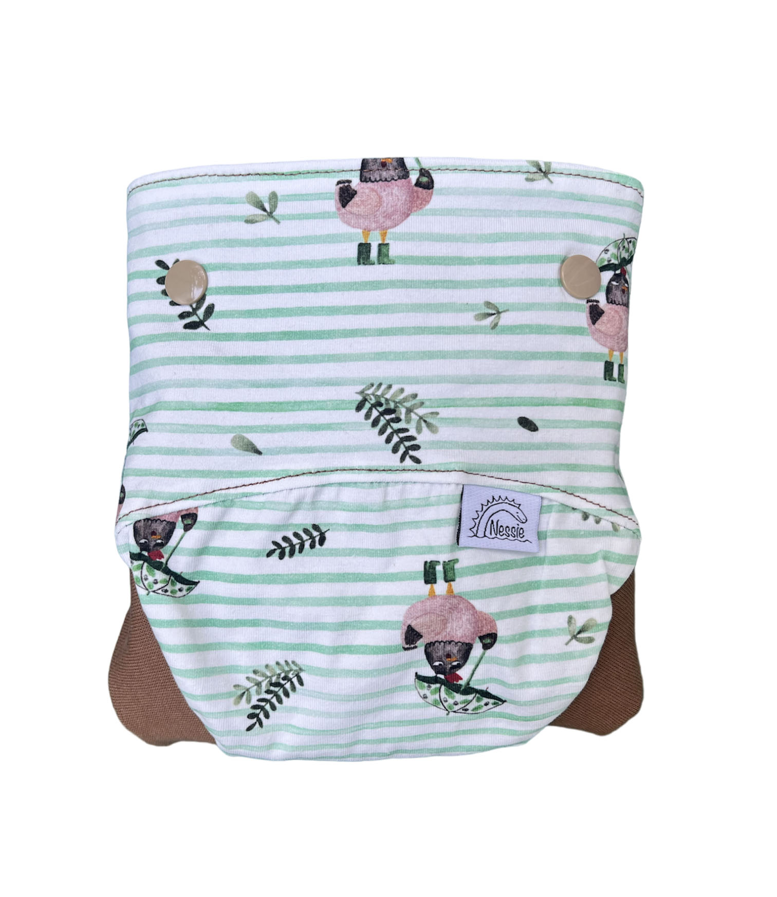 Csónakos mosható pelenka M - Crazy chicken