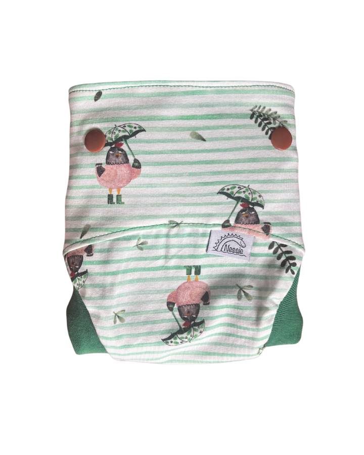 Csónakos mosható pelenka S - Crazy chicken