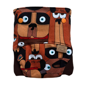 Csónakos mosható pelenka M - Dogs