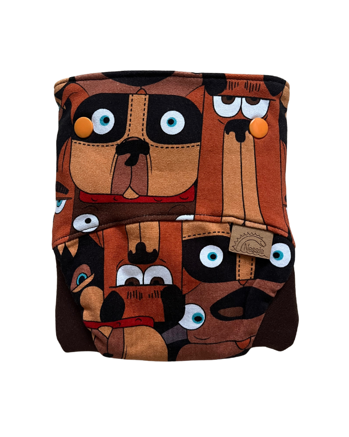 Csónakos mosható pelenka M - Dogs