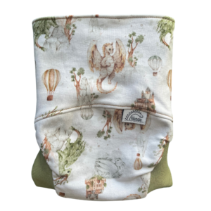 Csónakos mosható pelenka M+ - Dragon