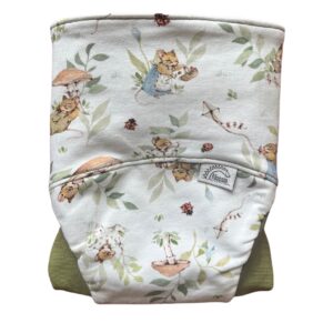 Csónakos mosható pelenka M+ - Field mice