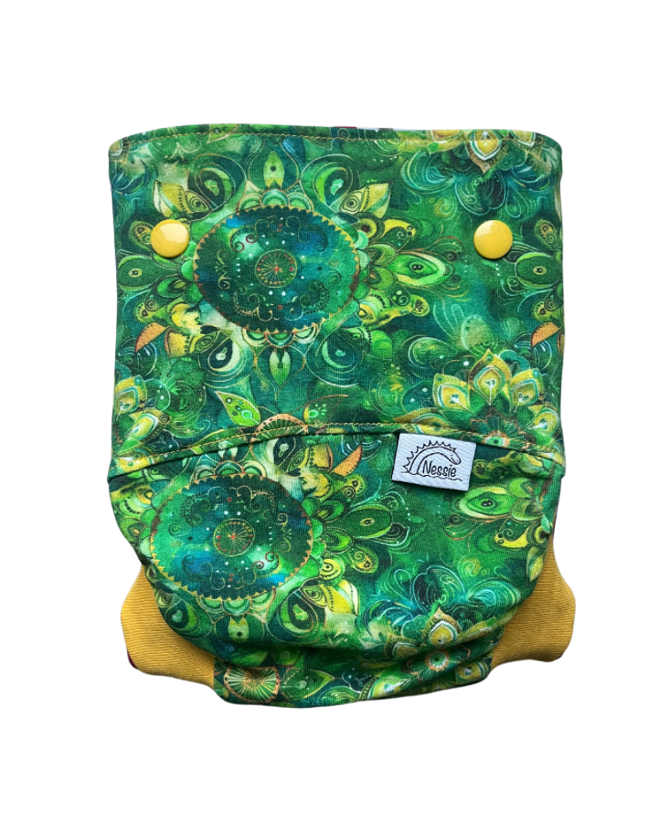 Csónakos mosható pelenka M+ - Emerald