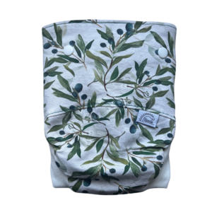 Csónakos mosható pelenka L - Olive