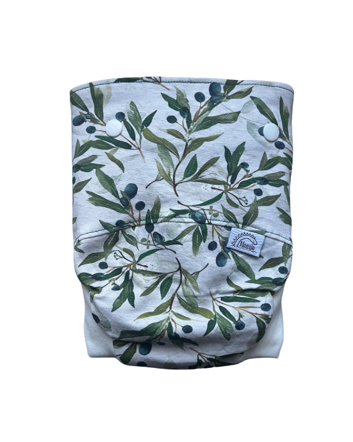 Csónakos mosható pelenka L - Olive