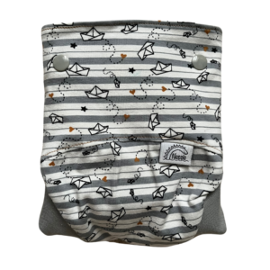 Csónakos mosható pelenka M - Origami