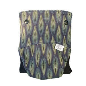 Csónakos mosható pelenka M+ - Peacock