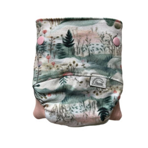 Csónakos mosható pelenka S - Winter Wonderland