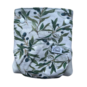 Csónakos mosható pelenka M - Olive